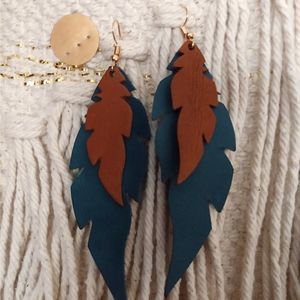 Handcrafted Leather Earrings